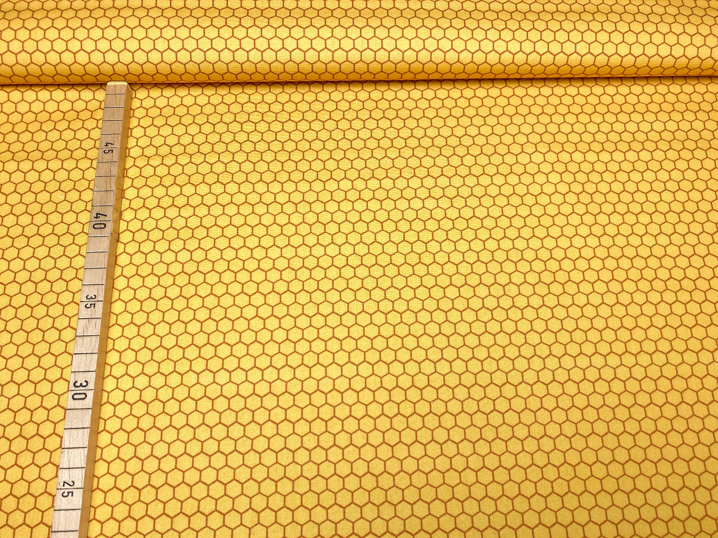 Stoff Bienenwaben - gelb - 100 Baumwolle - Patchwork 2