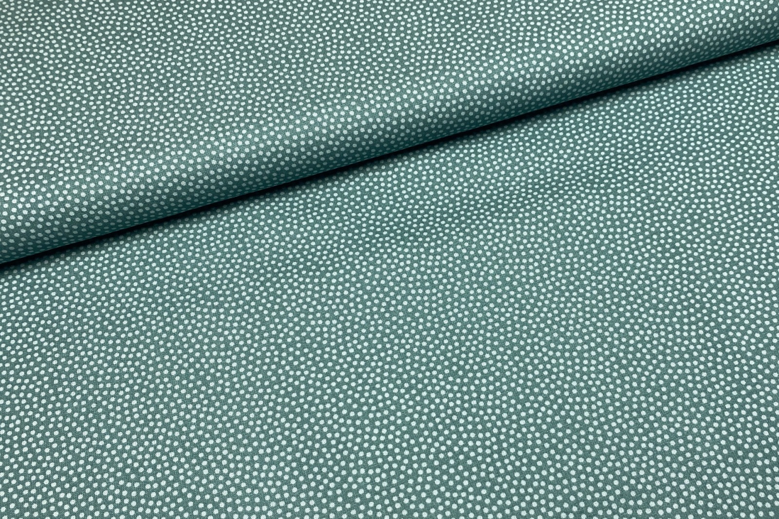 Baumwollwebware - unregelmäßige Punkte - smaragd - 100 Baumwolle - Dotty - Swafing 3