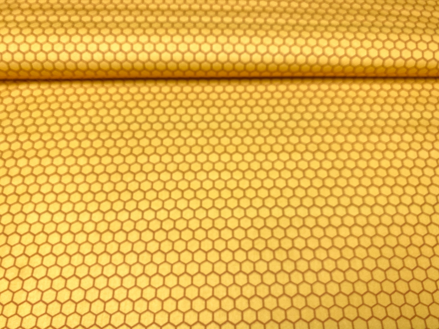 Stoff Bienenwaben - gelb - 100 Baumwolle - Patchwork 3