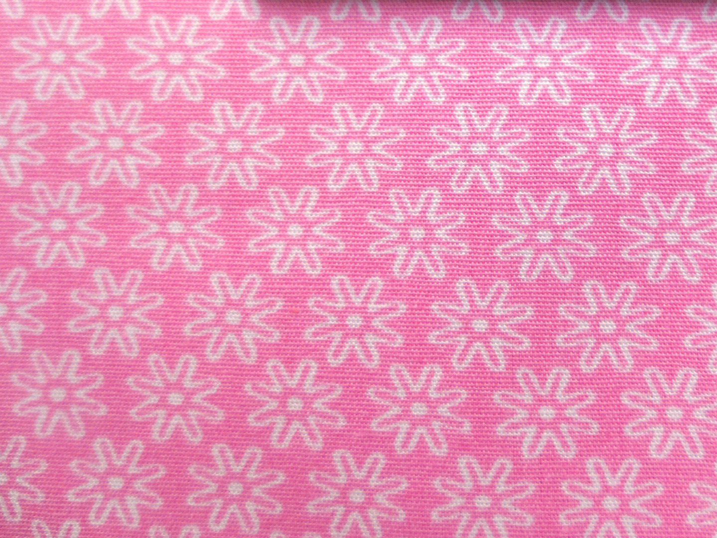 Stoff Blumen rosa - 100% Baumwolle 3