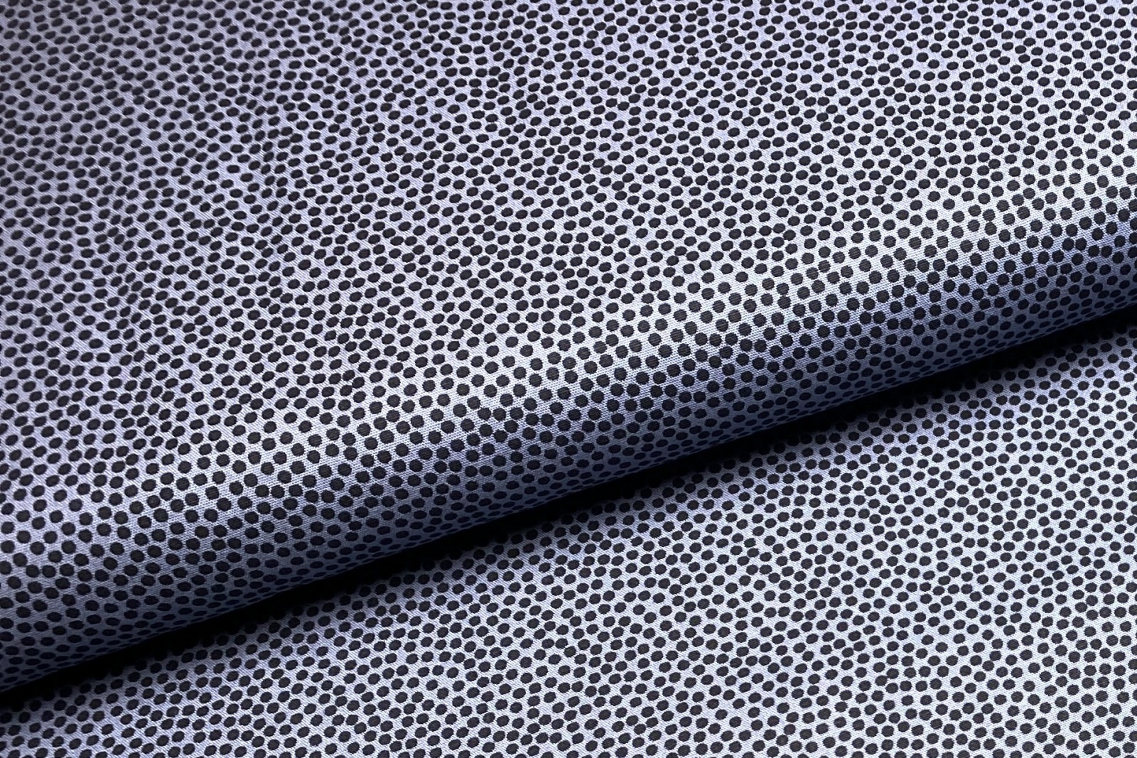 Baumwollwebware - unregelmäßige Punkte - dunkelgrau/schwarz - 100% Baumwolle - Dotty - Swafing 3