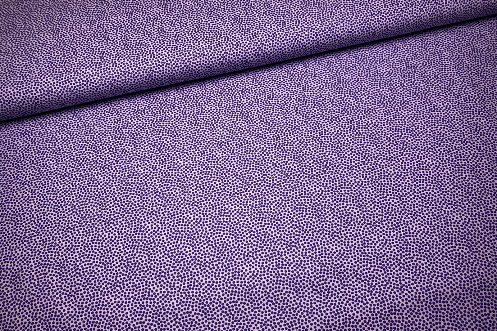 Baumwollwebware - unregelmäßige Punkte - flieder/violett - 100% Baumwolle - Dotty - Swafing 3