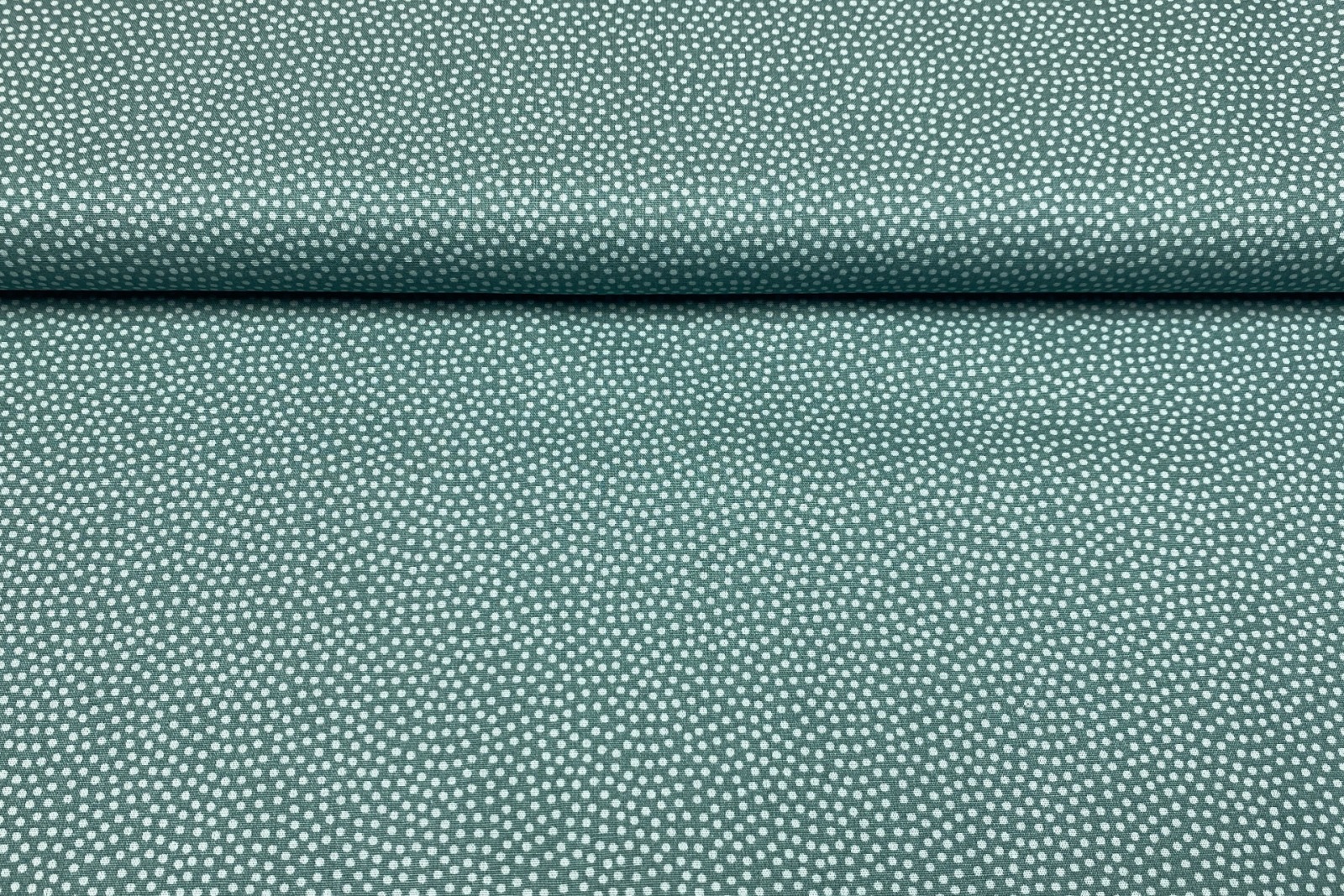 Baumwollwebware - unregelmäßige Punkte - smaragd - 100 Baumwolle - Dotty - Swafing 2