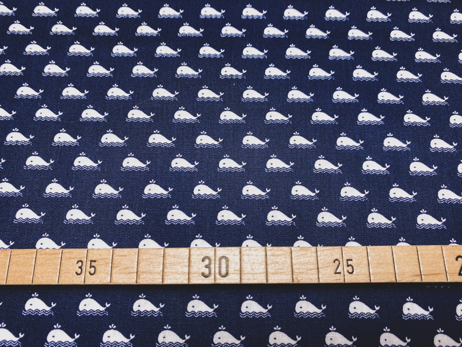 Stoff Wal - dunkelblau - 100 Baumwolle - Patchwork