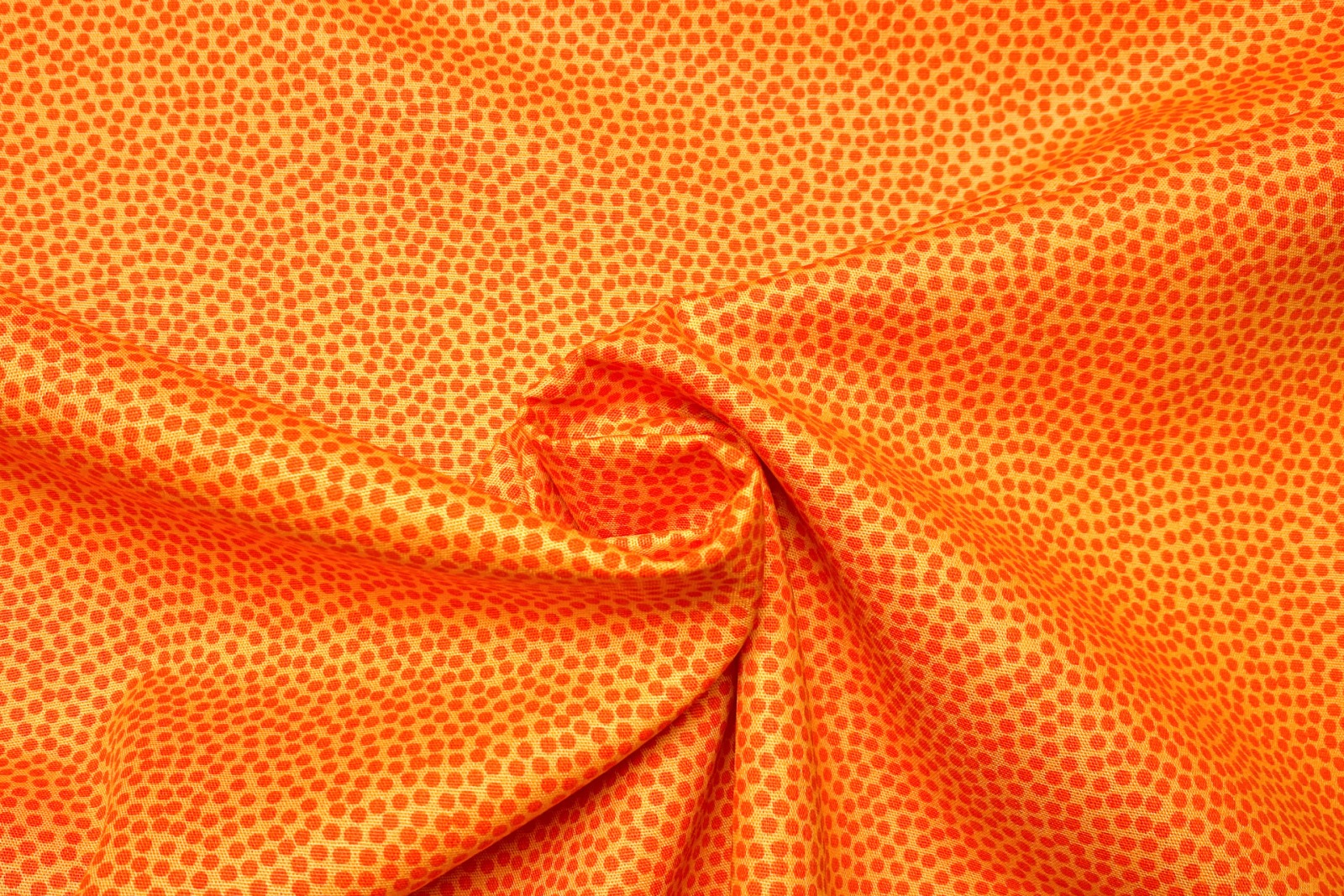 Baumwollwebware - unregelmäßige Punkte - orange - 100 Baumwolle - Dotty - Swafing 4