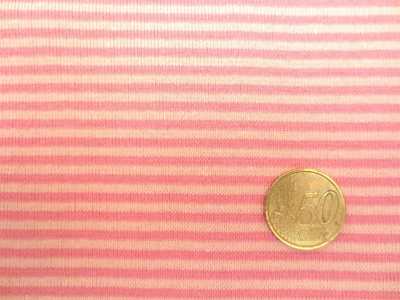 Ringelbündchen rosé /rosa - Bündchen | 13,60 EUR/m | 25 cm Schritte 3
