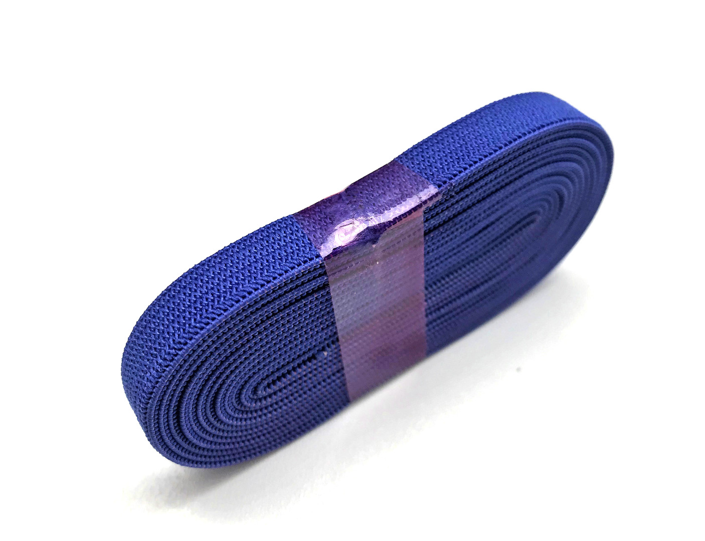 2m Gummiband blau - 1 cm breit