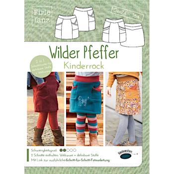 Wilder Pfeffer - Papierschnittmuster - Kinderrock - Firle fanz