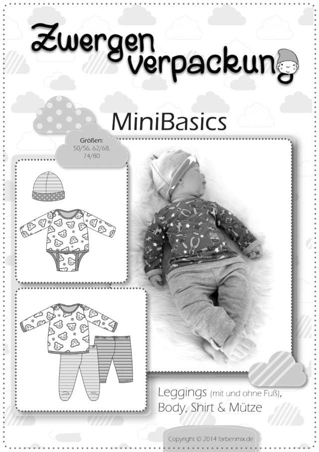 Papierschnittmuster MiniBasics Babyschnittmuster - Farbenmix