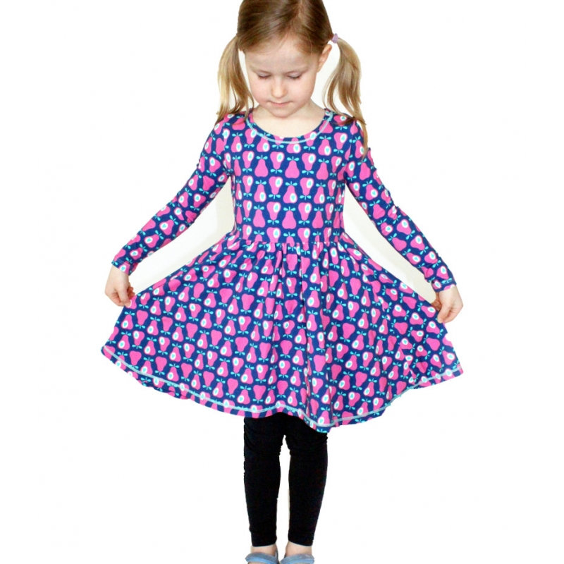 Kleine Ballerina Kleid von AnniNanni - Papierschnittmuster - Drehkleid - Blaubeerstern 7
