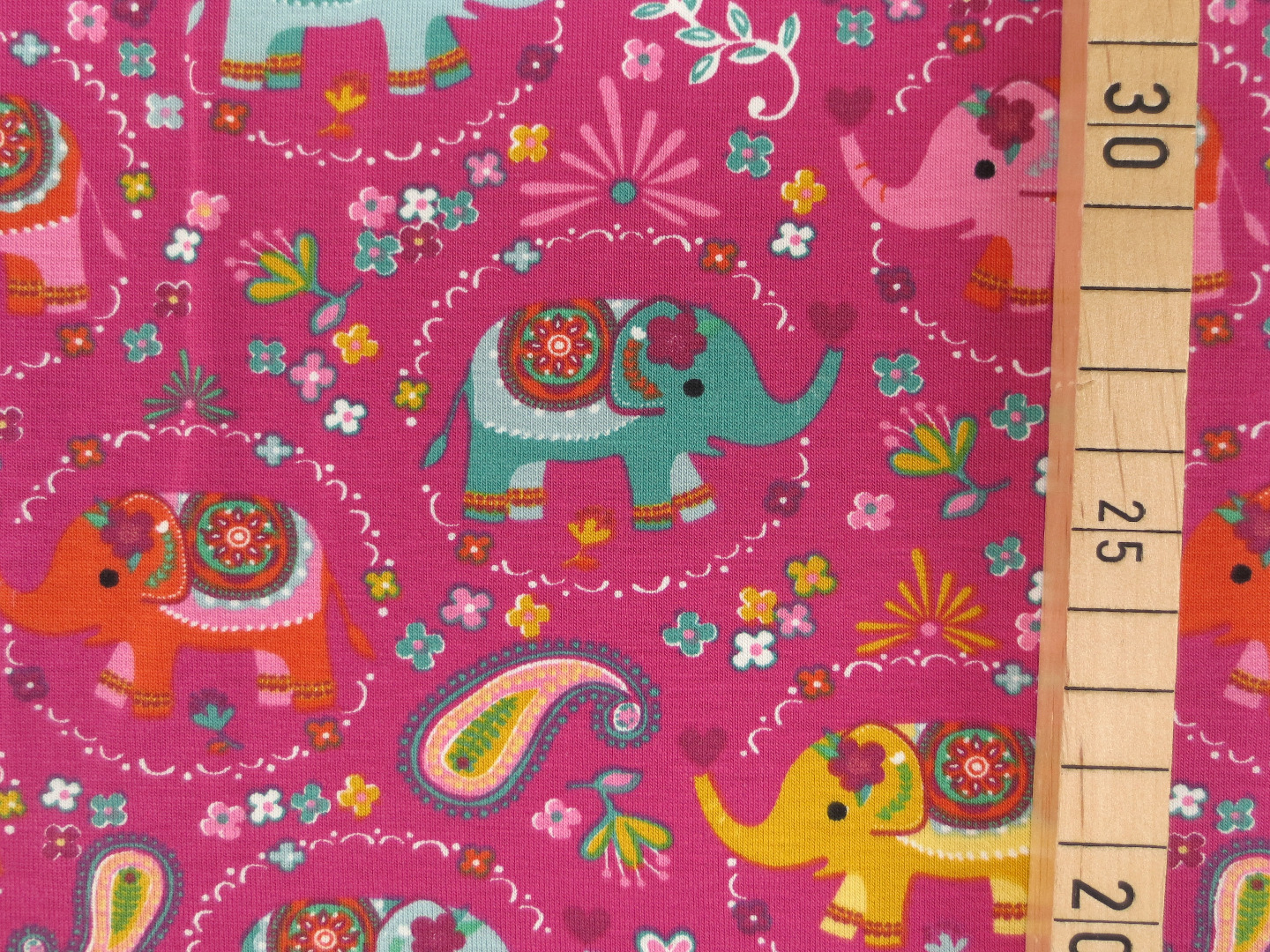 Jersey Elefant - pink - Bohostil