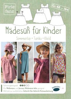 Mädesüß für Kinder - Sommertop/Tunika/Kleid - Firle fanz - Papierschnittmuster