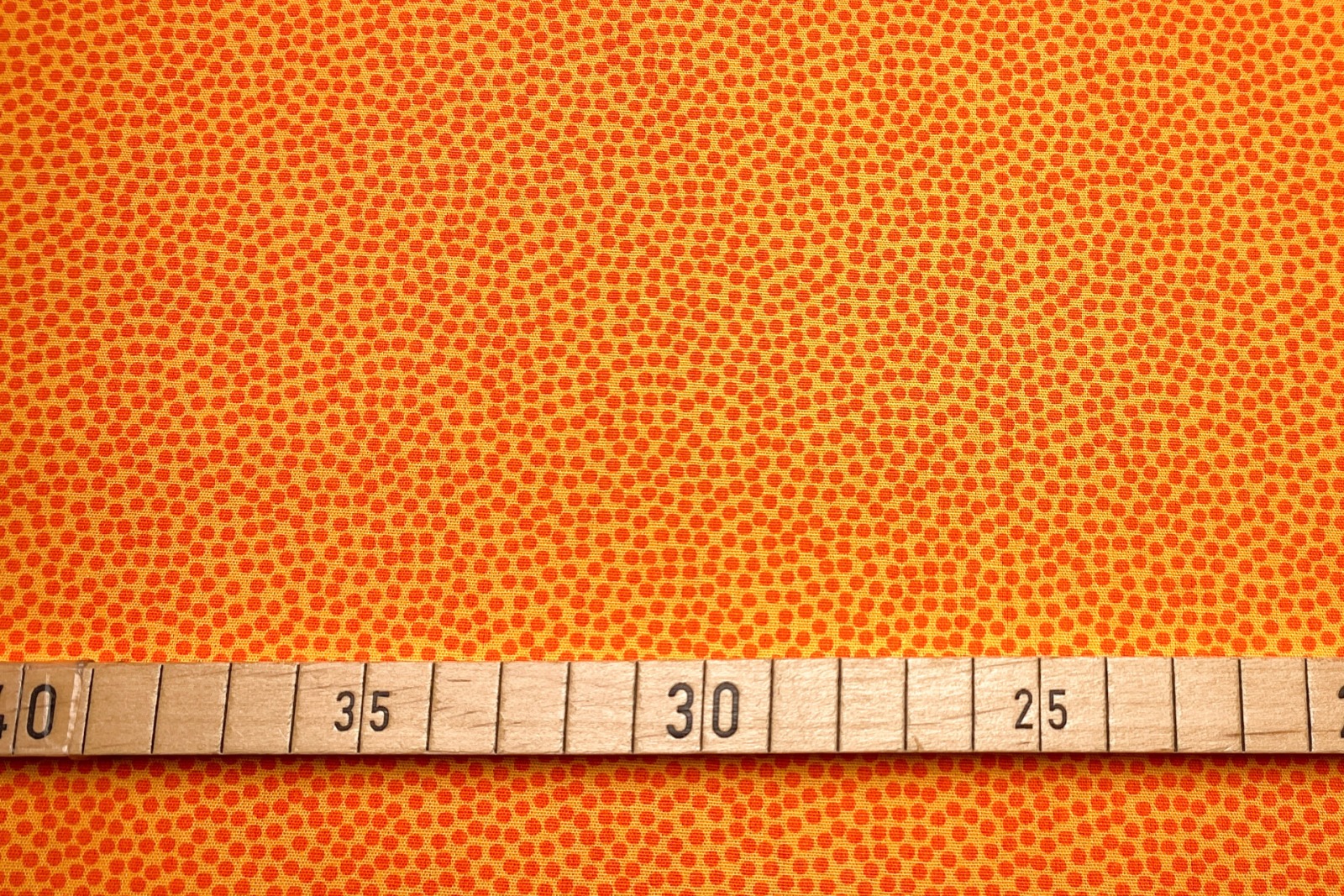 Baumwollwebware - unregelmäßige Punkte - orange - 100 Baumwolle - Dotty - Swafing