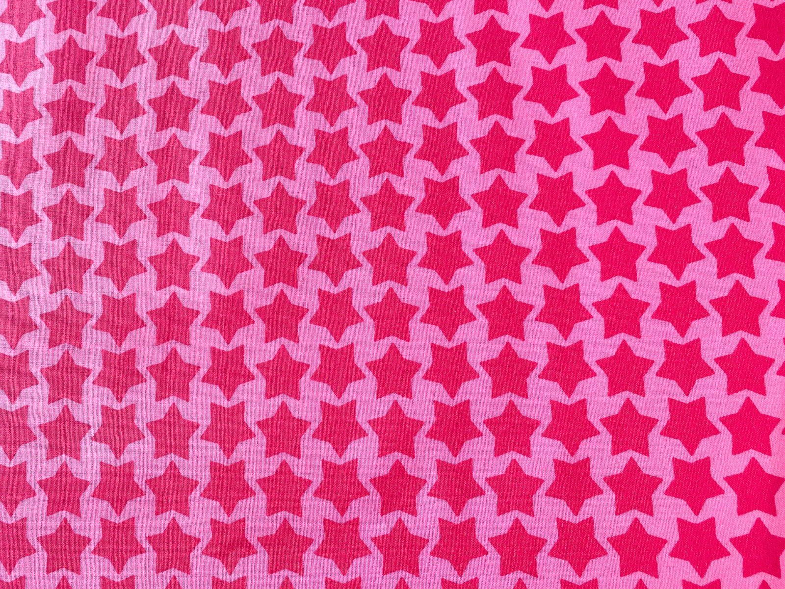 Beschichtete Baumwolle - 50cm x 75cm - Farbenmix Staaars - lebensmittelecht - rosa/pink 3