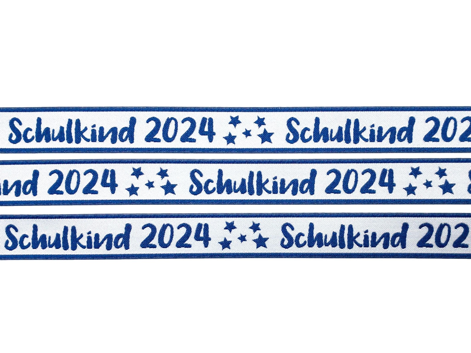 Webband Schulkind 2024 in blau 2