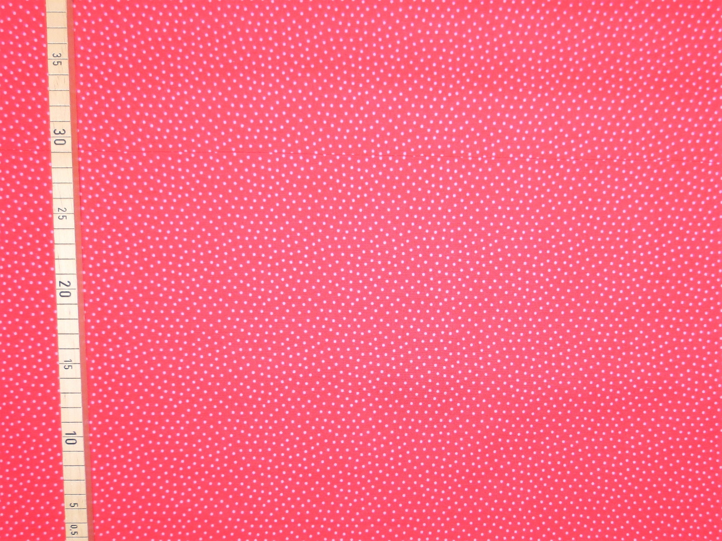 Baumwollstoff Pünktchen - rot-rosa - Westfalenstoffe - 100 Baumwolle - Junge Linie 2