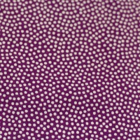 Baumwollwebware - unregelmäßige Punkte - violett/weiß | 11,00 EUR/m