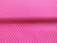Stoff Blumen pink - 100% Baumwolle 2