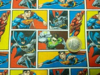 Superhelden Stoff Justice League - Batman - Superman - Flash - Green Latern | 13,00 EUR/m 2
