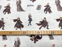 Harry Potter Stoff - Luna Lovegood - 13,00 EUR/m - Ron - Hermine - Dumbledore - weiß - 100%