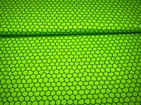 Stoff unregelmäßige Waben - grün - 100% Baumwolle - Patchwork 3