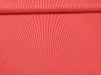 Stoff Streifen - rot/weiß - 100% Baumwolle | 9,00 EUR/m 3
