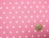 Stoff Sterne - rosa - 100% Baumwolle - Patchwork | 9,00 EUR/m 2