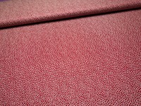 Baumwollwebware - unregelmäßige Punkte - burgundy/weiß - 100% Baumwolle - Dotty - Swafing 5