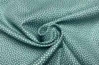 Baumwollwebware - unregelmäßige Punkte - smaragd - 100% Baumwolle | 11,00 EUR/m 4
