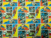 Superhelden Stoff Justice League - Batman - Superman - Flash - Green Latern | 13,00 EUR/m 3