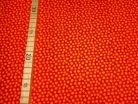 Bio Jersey unregelmäßige Punkte - rot/orange