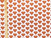 Supermann Stoff - 100% Baumwolle - Lizenzstoff