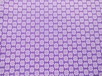 Stoff Blumen lila - 100% Baumwolle