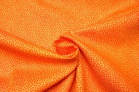 Baumwollwebware - unregelmäßige Punkte - gelb/orange | 11,00 EUR/m 4