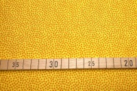 Baumwollwebware - unregelmäßige Punkte - gelb/ocker - 100% Baumwolle - Dotty - Swafing