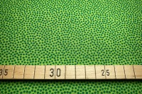 Baumwollwebware - unregelmäßige Punkte - kiwigrün/dunkelgrün - 100% Baumwolle - Dotty - Swafing