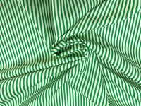 Stoff Streifen - weiß/grün - 100% Baumwolle - Patchwork 5