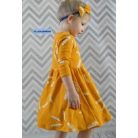 Kleine Ballerina Kleid von AnniNanni - Papierschnittmuster - Drehkleid - Blaubeerstern 5