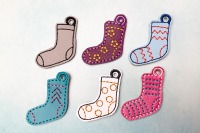 Schlüsselanhänger 6 Socken - Set 4 - Welt Down Syndrom Tag - Lots of Socks 2