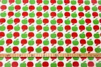 Stoff Apfel weiß | grüne und rote Äpfel | 11,00 EUR/m 2