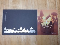 Schattenspiel Pfadfinder für Teelichter - Postkarte
