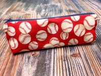 Baseball Stiftetasche - rot - Federtasche - Mäppchen 4