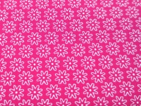 Stoff Blumen pink - 100% Baumwolle 4