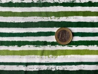 Stoff unregelmäßige Streifen - Grüntöne - schmale Streifen - 100% Baumwolle | 10,00 EUR/m 2