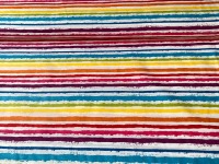Stoff unregelmäßige Streifen - bunt - Regenbogen - schmale Streifen - 100% Baumwolle | 10,00 EUR/m