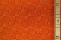 French Terry Karos Orange - gestreift | 18,00 EUR/m