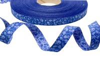 Webband Forest Mini-Sweets - blau - Lila Lotta Design - beidseitig verwendbar