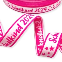 Webband Schulkind 2024 in pink 3