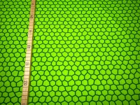 Stoff unregelmäßige Waben - grün - 100% Baumwolle - Patchwork 2