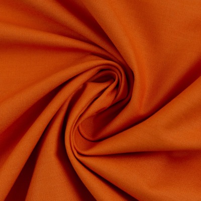 Baumwollwebware Heide in orange | 8,00 EUR/m - Unistoff von Swafing, 100 % Baumwolle, 150 cm breit